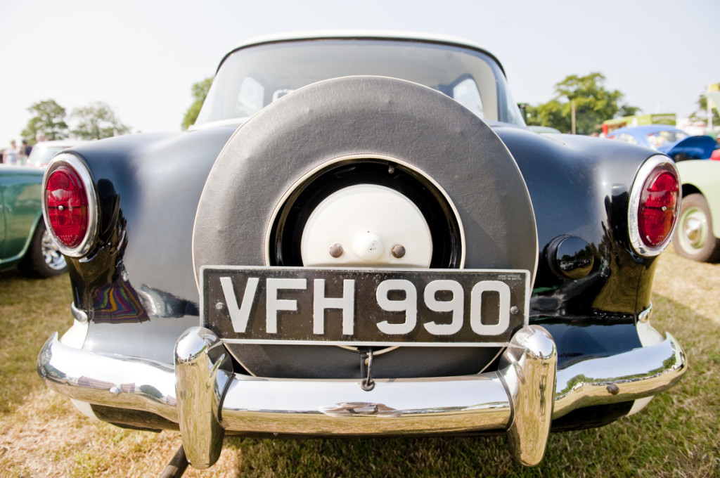 Vintage number plate | Kent County Show